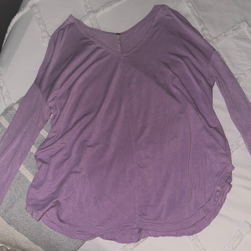 Free People Flowy Long Sleeve Top